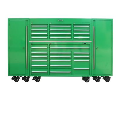 Design d'outils de magasin de garage Armoire de rangement d'outils lourds avec roues Support personnalisé OEM