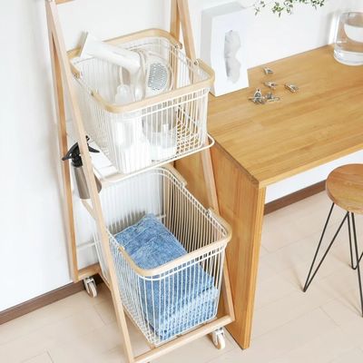 Design moderne Plier des vêtements sales panier de rangement pour la gestion des vêtements de bureau à domicile