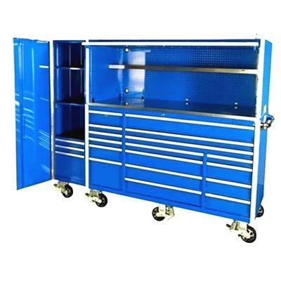 86 pouces grande boîte à outils en métal et armoire de rangement pour les outils de magasin de garage lourd