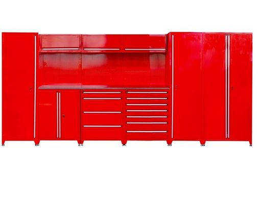 Atelier mécanicien Armoire à outils lourds avec plusieurs tiroirs en argent