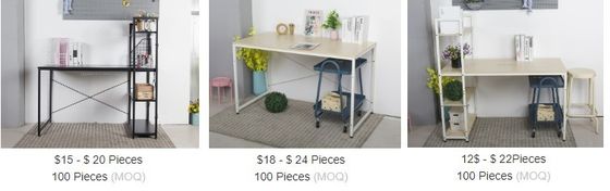 Table à manger en métal fonctionnel pour bureau bureau en fonction simple de style nord-européen