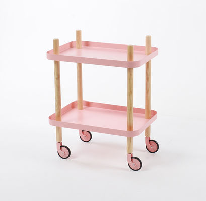 Petit chariot pliable de style moderne Table à café de chevet pour salon nordique