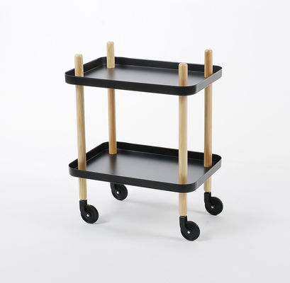 Petit chariot pliable de style moderne Table à café de chevet pour salon nordique
