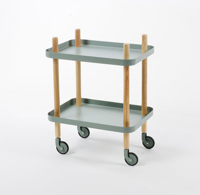 Petit chariot pliable de style moderne Table à café de chevet pour salon nordique