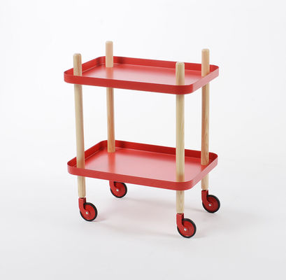 Petit chariot pliable de style moderne Table à café de chevet pour salon nordique