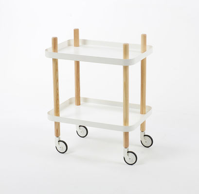 Petit chariot pliable de style moderne Table à café de chevet pour salon nordique