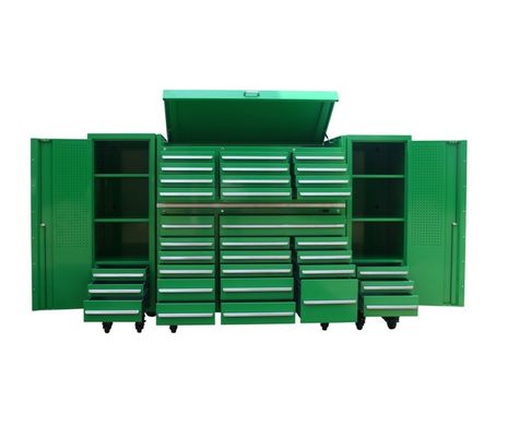 Design d'outils de magasin de garage Armoire de rangement d'outils lourds avec roues Support personnalisé OEM
