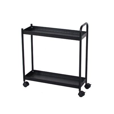 Moderne style 3 couches de stockage en métal rack de cuisine chariot pour les performances de produits ménagers