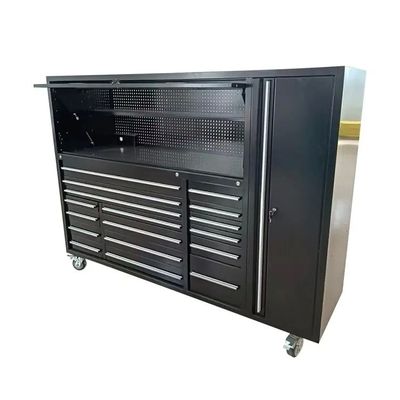 Boîte à outils personnalisée en métal avec armoires supérieures de 72 pouces OEM ODM acceptable