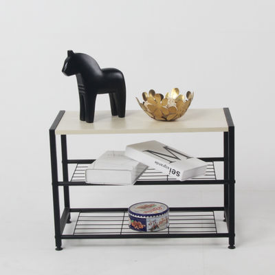 Home Office Meubles porte-chaussures métalliques avec couleur personnalisée et poche d'organisation