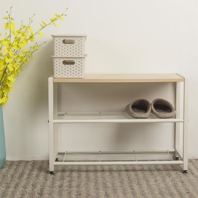 Home Office Meubles porte-chaussures métalliques avec couleur personnalisée et poche d'organisation