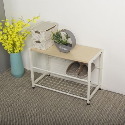 Home Office Meubles porte-chaussures métalliques avec couleur personnalisée et poche d'organisation