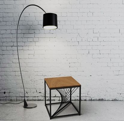 Emballage du courrier Hauteur réglable Jambe métallique Bois Table haut de gamme pour les meubles de maison moderne