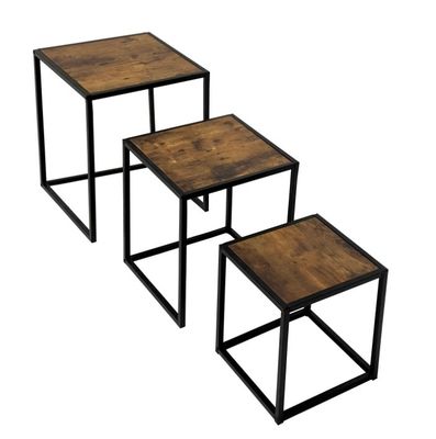 Meubles de salon en métal avec design moderne et finition dorée de luxe