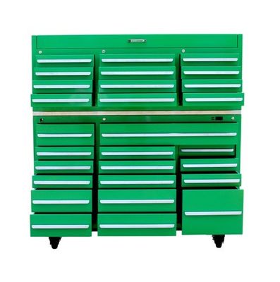 Stockez et transportez vos outils facilement avec ce robuste ensemble de chariots d'outils en métal