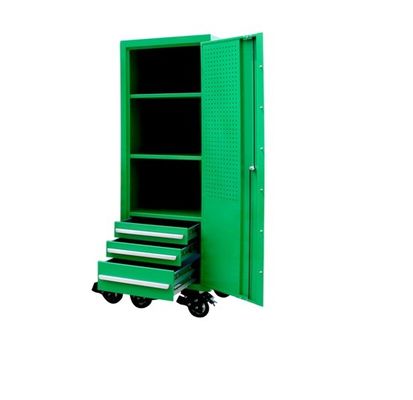 Armoire de rangement d'outils en acier avec traitement de surface de pulvérisation de particules à haute texture