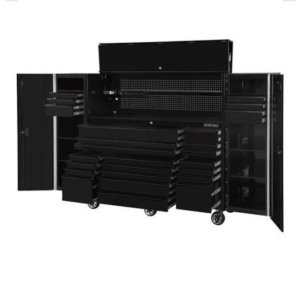 Manches en acier inoxydable serrure de clé armoires de garage lourds de service de stockage pour professionnel