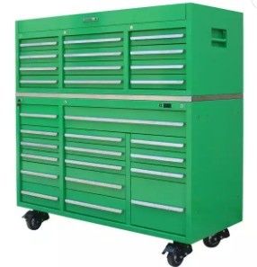 Cabinet à rouleaux de boîte à outils lourdes de 72 pouces pour les outils de garage et les besoins d'atelier