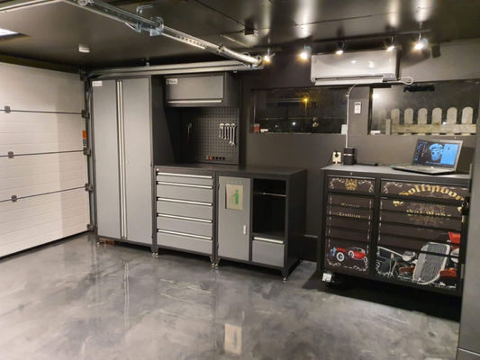 Armoire à rouleaux professionnel pour système de stockage modulaire d'outils en métal hautement durable