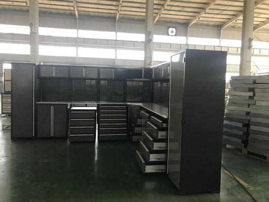 Armoires à outils multifonctionnelles en acier laminé à froid pour ateliers et garages