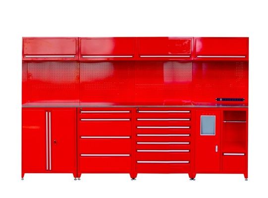 Station de travail professionnelle pour le stockage et l'organisation d'outils lourds