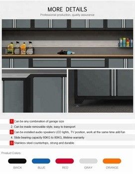 2024 Armoire de rangement d'outils en acier à haute texture Stockez vos outils avec un support ODM personnalisé