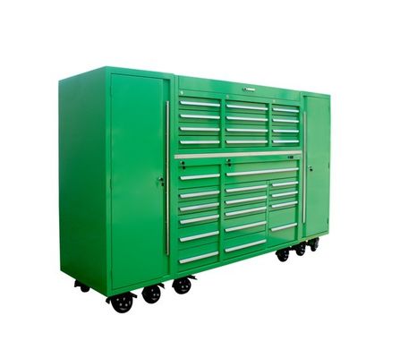 Armoire à outils mécanique professionnelle avec armoire de garage en acier banc de travail noir