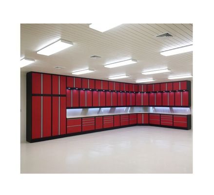 Cabinet d'outils de garage en acier laminé à froid pour la maintenance automatique personnalisée