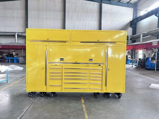 Soutien personnalisé 72 pouces rouleau coffre à outils de tiroirs pour garage de réparation automobile
