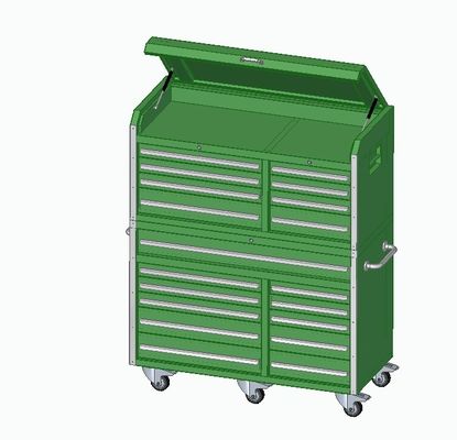 Boîte à outils en acier personnalisable avec tiroir à rouleaux et armoire à outils sur roues