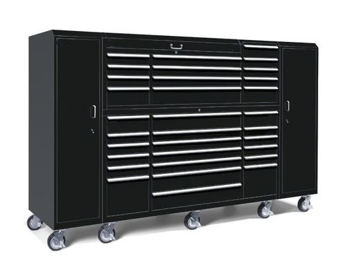 1.0/1.2/1.5mm Épaisseur Armoire à outils en acier laminé à froid avec tiroir et poignées optionnelles