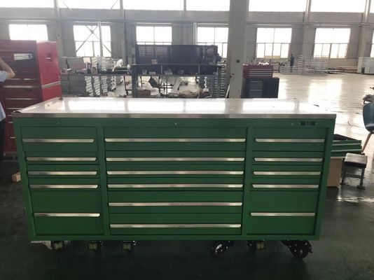 Acceptable OEM ODM 72 pouces grand chariot d'outils métalliques avec tiroirs atelier de garage