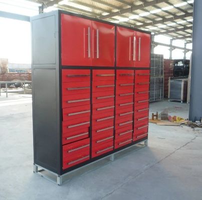 Soutien personnalisé Ruloir de stockage d'outils lourds 28 tiroir Coffre à outils Coffre à outils métallique