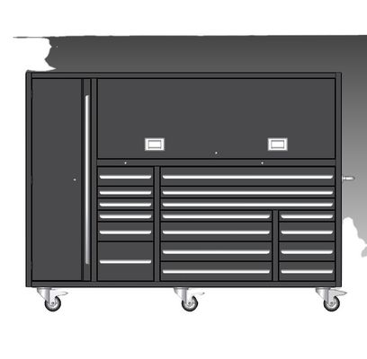Système de stockage personnalisé Coffre à outils sur roues avec outils de stockage Mobile Canada Coffres à outils