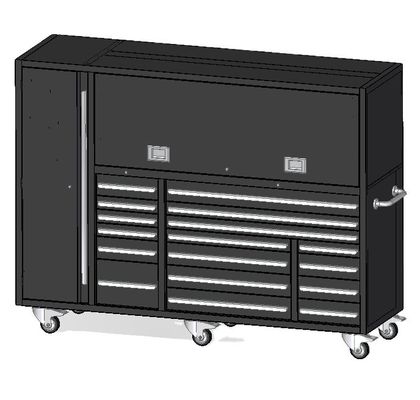 Système de stockage personnalisé Coffre à outils sur roues avec outils de stockage Mobile Canada Coffres à outils