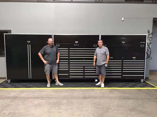 Armoire d'outils de garage lourde avec poignées optionnelles 1,0 mm 1,2 mm 1,5 mm d'épaisseur