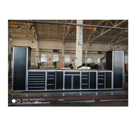 Banque de travail en acier laminé à froid et armoire de rangement d'outils pour atelier de garage lourd