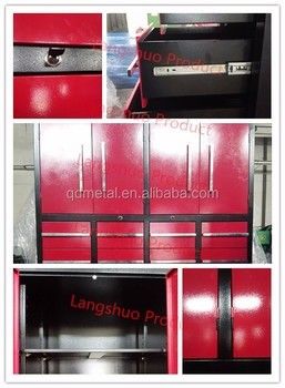 Armoires de garage en acier laminé à froid pour solutions de stockage professionnelles et personnalisables