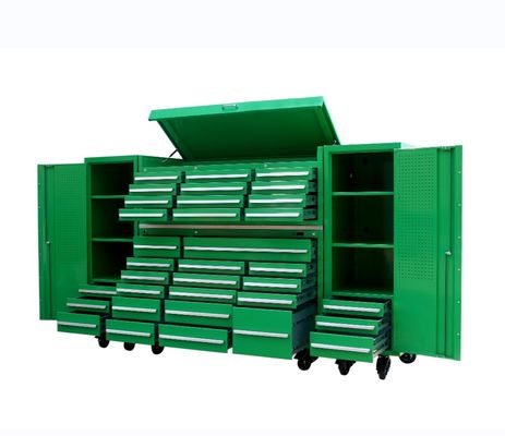 Garage travail banc armoire à outils en métal avec 258 pièces ensemble d'outils et poignées en acier inoxydable