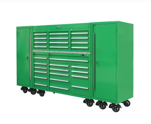 Garage travail banc armoire à outils en métal avec 258 pièces ensemble d'outils et poignées en acier inoxydable