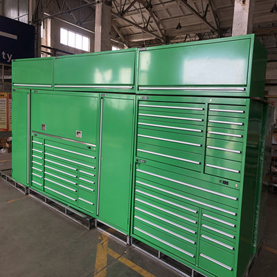 Armoire à outils de couleur personnalisée RAL pour l'année 2024 96 pouces Bureau de travail en métal et garage