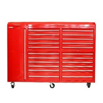 Appareils de garage Armoire à outils lourds avec roues et poignées en acier inoxydable