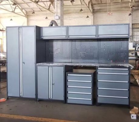 Armoire d'outil de garage d'atelier durable avancée avec acier inoxydable à roulement lourd