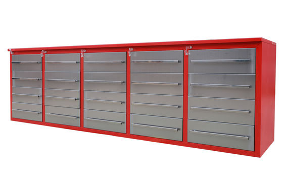 OEM ODM Acceptable Heavy Duty Metal 30 Drawer Armoire à outils de bureau avec poignée en aluminium