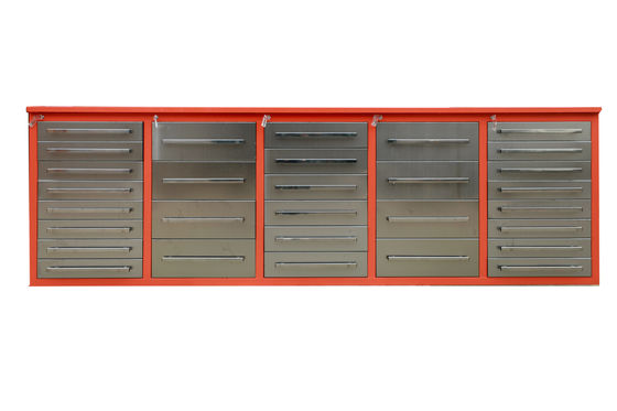 OEM ODM Acceptable Heavy Duty Metal 30 Drawer Armoire à outils de bureau avec poignée en aluminium