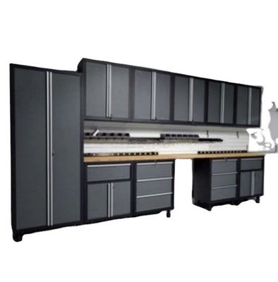 1.0mm 1.2mm 1.5mm Garage armoire à outils métalliques avec tiroirs et serrure Construction durable