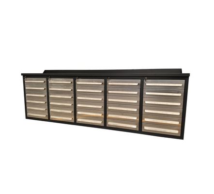 Armoire de rangement d'outils d'atelier de garage avec banc de travail lourd et organisation d'outils