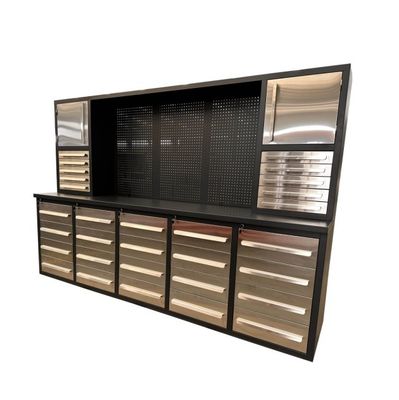 Cabinet 30 tiroir de stockage d'outils pour l' atelier de réparation automobile Garage 10ft banc de travail en acier