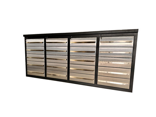 LS-1800-20-100 haut de luxe 1.0/1.2/1.5 mm Garage armoire à outils en métal avec tiroirs inclus