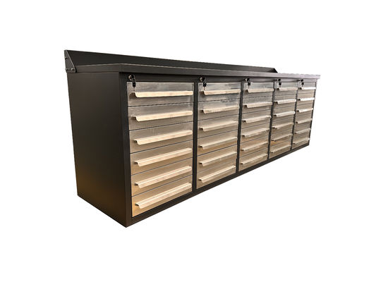 Station de travail de garage Armoire à outils métalliques Entreposage Banque de travail en acier laminé à froid pour garage